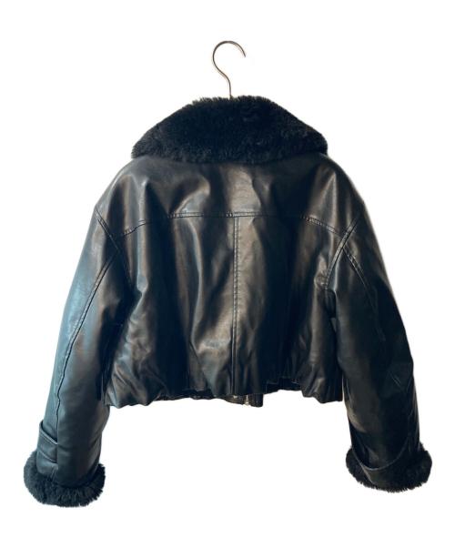 Snidel（スナイデル）Snidel (スナイデル) バリエボンバージャケット ブラック サイズ:Ｓの古着・服飾アイテム