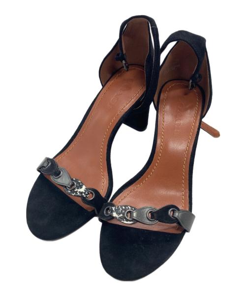 COACH（コーチ）COACH (コーチ) ストラップサンダル ブラック サイズ:8Cの古着・服飾アイテム