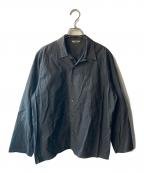 AURALEEオーラリー）の古着「SELVEDGE WEATHER CLOTH SHIRTS」｜ブラック
