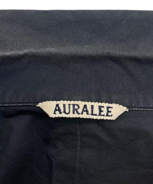 AURALEE（オーラリー）AURALEE (オーラリー) SELVEDGE WEATHER CLOTH SHIRTS ブラック サイズ:4の古着・服飾アイテム