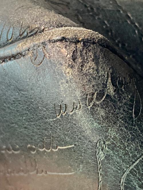 Berluti（ベルルッティ）Berluti (ベルルッティ) レザートートバッグ ダークグリーンの古着・服飾アイテム