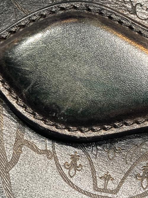 Berluti（ベルルッティ）Berluti (ベルルッティ) レザートートバッグ ダークグリーンの古着・服飾アイテム