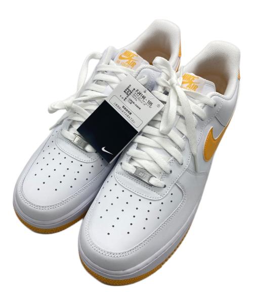 NIKE（ナイキ）NIKE (ナイキ) AIR FORCE 1'07 ホワイト×イエロー サイズ:31cm 未使用品の古着・服飾アイテム