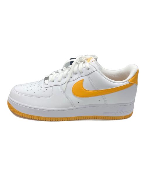 NIKE（ナイキ）NIKE (ナイキ) AIR FORCE 1'07 ホワイト×イエロー サイズ:31cm 未使用品の古着・服飾アイテム
