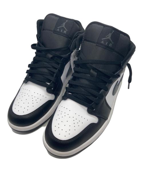 NIKE（ナイキ）NIKE (ナイキ) AIR JORDAN 1 MID ブラック×グレー サイズ:31cm 未使用品の古着・服飾アイテム