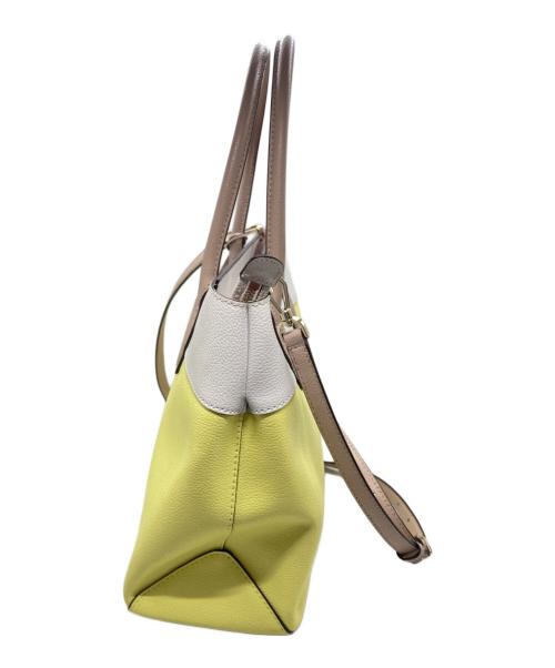 Kate Spade（ケイトスペード）Kate Spade (ケイトスペード) 2WAYトートバッグ イエローの古着・服飾アイテム