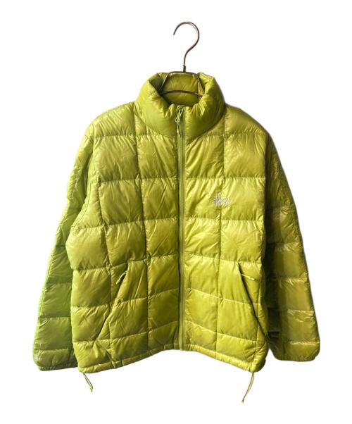 stussy（ステューシー）stussy (ステューシー) Midweight Puffer Jacket ライム サイズ:Ｓの古着・服飾アイテム