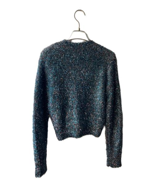 H BEAUTY&YOUTH（エイチ ビューティー&ユース）H BEAUTY&YOUTH (エイチ ビューティー&ユース) スパークル フェザーヤーンカーディガン グレー サイズ:FREEの古着・服飾アイテム