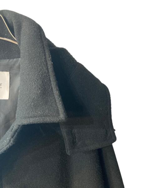 BEAMS BOY（ビームスボーイ）BEAMS BOY (ビームスボーイ) ポリエステル メルトン デタッチ フード コート ブラック サイズ:FREEの古着・服飾アイテム