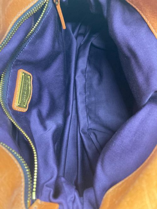 MIU MIU（ミュウミュウ）MIU MIU (ミュウミュウ) 2wayサイドリボンバッグ ライトブラウンの古着・服飾アイテム