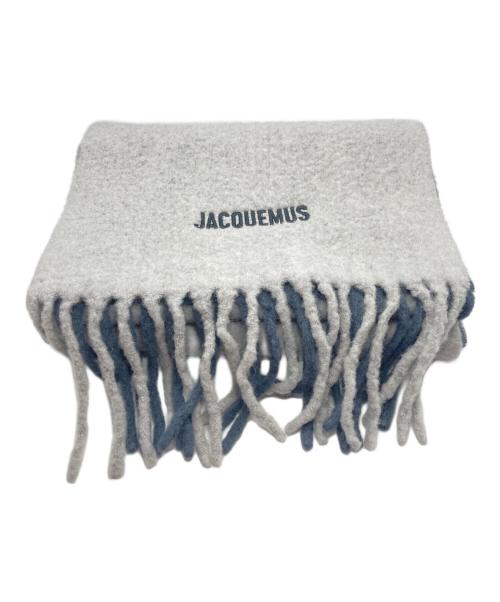 jacquemus（ジャックムス）JACQUEMUS (ジャックムス) アルパカ混ストール グレーの古着・服飾アイテム