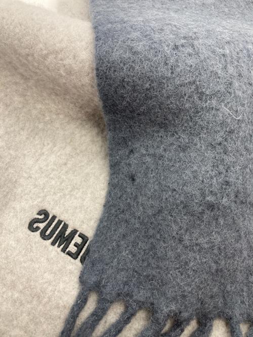 jacquemus（ジャックムス）JACQUEMUS (ジャックムス) アルパカ混ストール グレーの古着・服飾アイテム