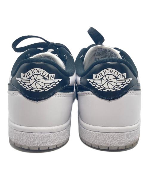 NIKE（ナイキ）NIKE (ナイキ) AIR JORDAN 1 LOW ホワイト×ブラック サイズ:27cmの古着・服飾アイテム