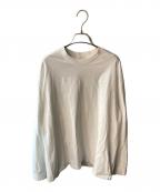 COMOLIコモリ）の古着「コットンジャージ 長袖Tシャツ」｜ホワイト