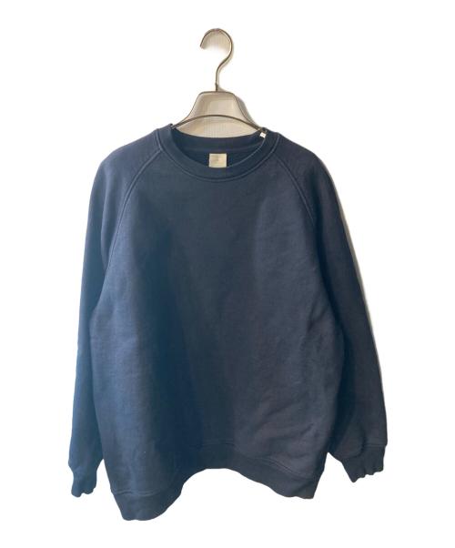 COMOLI（コモリ）COMOLI (コモリ) コットン吊裏毛クルーネック ネイビー サイズ:3の古着・服飾アイテム