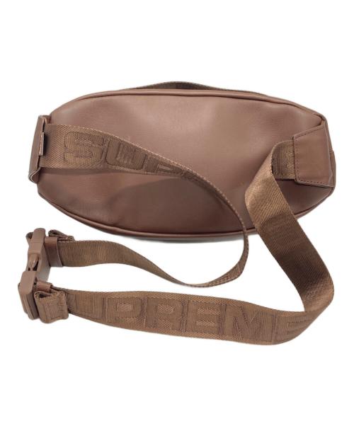 SUPREME（シュプリーム）Supreme (シュプリーム) Leather Waist Bag ブラウンの古着・服飾アイテム