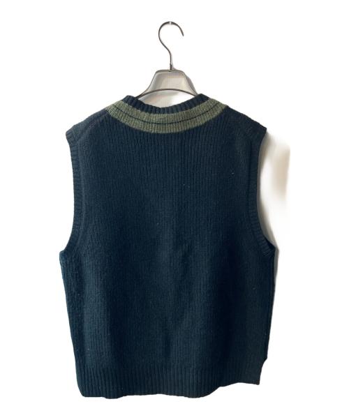 MHL（エムエイチエル）MHL (エムエイチエル) TOUGH WOOL RIB ブラック サイズ:Lの古着・服飾アイテム