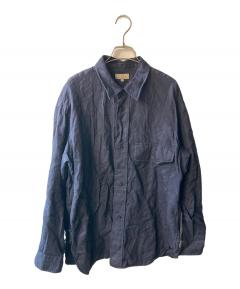 中古・古着通販】CAHLUMN (カウラム) ベルギーリネンオープンカラー