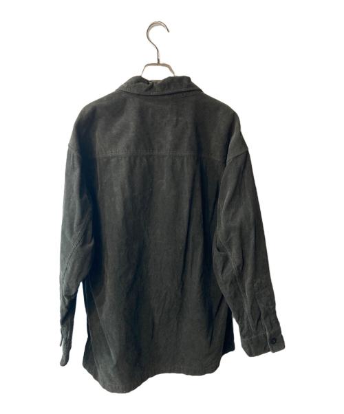 MHL（エムエイチエル）MHL (エムエイチエル) コーデュロイ オーバーシャツ ブラウン サイズ:Lの古着・服飾アイテム
