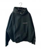 ）の古着「ロゴプリントパーカー」｜ブラック