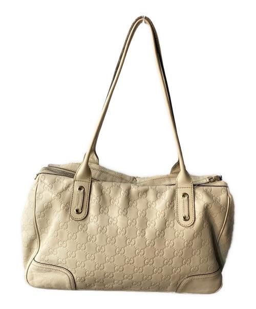 GUCCI（グッチ）GUCCI (グッチ) グッチシマ トートバッグ ベージュの古着・服飾アイテム