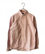 POLO RALPH LAURENポロ・ラルフローレン）の古着「ストライプシャツ」｜レッド