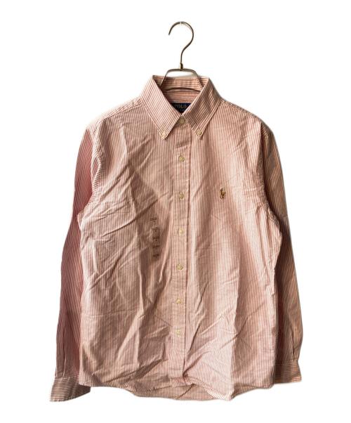 POLO RALPH LAUREN（ポロ・ラルフローレン）POLO RALPH LAUREN (ポロ・ラルフローレン) ストライプシャツ レッド サイズ:S 未使用品の古着・服飾アイテム