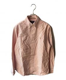 POLO RALPH LAUREN（ポロ・ラルフローレン）の古着「ストライプシャツ」｜レッド