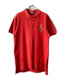 POLO RALPH LAUREN（ポロ・ラルフローレン）の古着「ビッグポニーポロシャツ」｜レッド