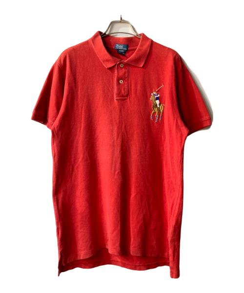 POLO RALPH LAUREN（ポロ・ラルフローレン）POLO RALPH LAUREN (ポロ・ラルフローレン) ビッグポニーポロシャツ レッド サイズ:XLの古着・服飾アイテム
