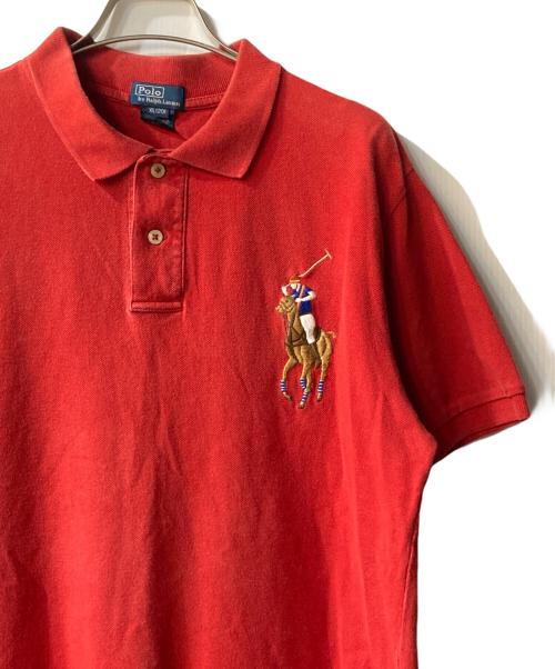 POLO RALPH LAUREN（ポロ・ラルフローレン）POLO RALPH LAUREN (ポロ・ラルフローレン) ビッグポニーポロシャツ レッド サイズ:XLの古着・服飾アイテム