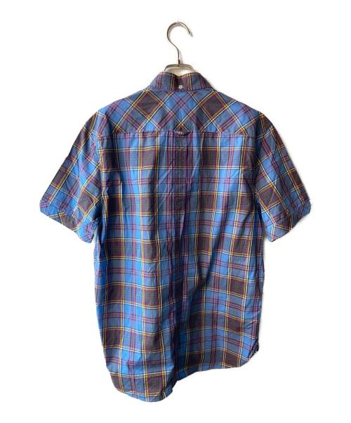 FRED PERRY（フレッドペリー）FRED PERRY (フレッドペリー) BD チェックシャツ ブルー サイズ:Ｍの古着・服飾アイテム