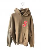 SUPREMEシュプリーム）の古着「25SS S LOGO HOODED SWEATSHIRT」｜ブラウン