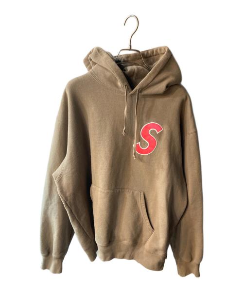 SUPREME（シュプリーム）Supreme (シュプリーム) 25SS S LOGO HOODED SWEATSHIRT ブラウン サイズ:Ｍの古着・服飾アイテム
