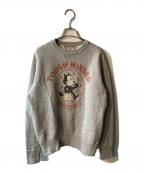 TOYS MCCOYトイズマッコイ）の古着「MILITARY SEAT SHIRT FELIX THE CAT "TOUGH MINDED"」｜グレー