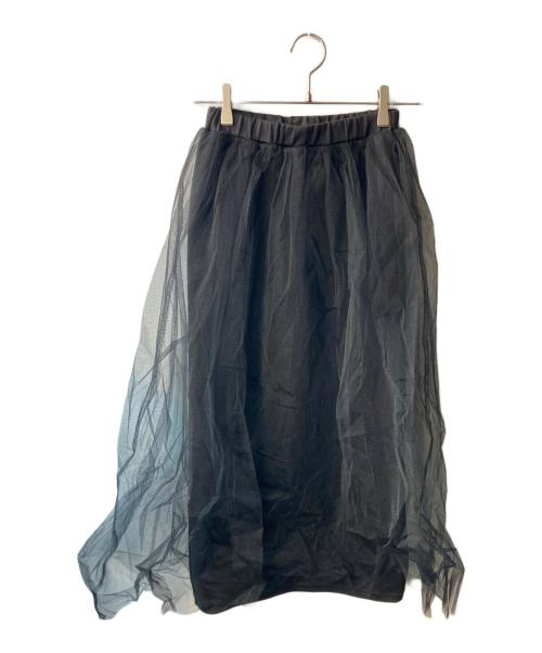 L’EFFRONTEE（レフロンテ）L’EFFRONTEE (レフロンテ) チュールスカート ブラック サイズ:FREEの古着・服飾アイテム