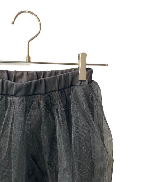 L’EFFRONTEE（レフロンテ）L’EFFRONTEE (レフロンテ) チュールスカート ブラック サイズ:FREEの古着・服飾アイテム