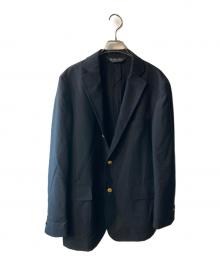 BROOKS BROTHERS（ブルックスブラザーズ）の古着「コンバットウール 段返り３釦ブレザー」｜ネイビー