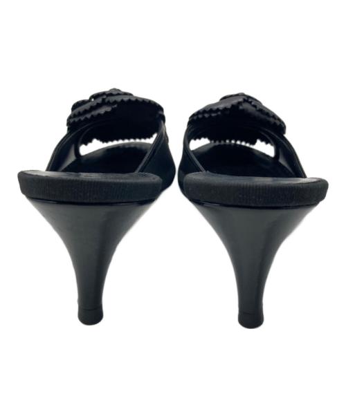 CHANEL（シャネル）CHANEL (シャネル) カメリアミュール ブラック サイズ:35　1/2の古着・服飾アイテム