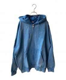 KEBOZ（ケボズ）の古着「ジップパーカー」｜ブルー