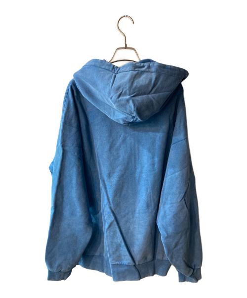 KEBOZ（ケボズ）KEBOZ (ケボズ) ジップパーカー ブルー サイズ:XLの古着・服飾アイテム