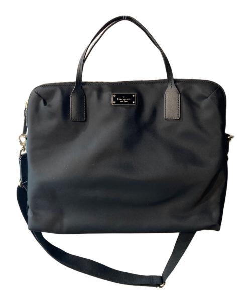 Kate Spade（ケイトスペード）Kate Spade (ケイトスペード) 2WAYブリーフケース ブラックの古着・服飾アイテム