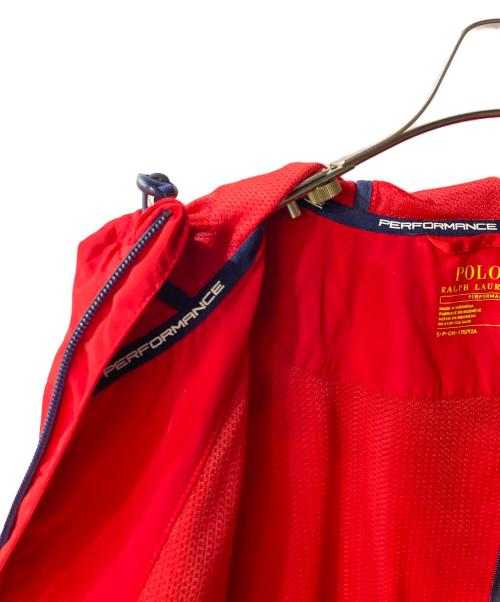 POLO RALPH LAUREN（ポロ・ラルフローレン）POLO RALPH LAUREN (ポロ・ラルフローレン) ナイロンジャケット レッド サイズ:Sの古着・服飾アイテム