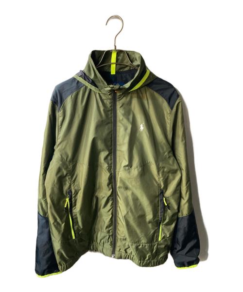 POLO RALPH LAUREN（ポロ・ラルフローレン）POLO RALPH LAUREN (ポロ・ラルフローレン) ウォーターリぺラントリップストップジャケット カーキ サイズ:Sの古着・服飾アイテム