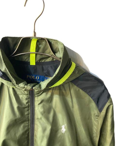 POLO RALPH LAUREN（ポロ・ラルフローレン）POLO RALPH LAUREN (ポロ・ラルフローレン) ウォーターリぺラントリップストップジャケット カーキ サイズ:Sの古着・服飾アイテム