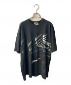 NIKE×BLACK COMME des GARCONSナイキ×ブラックコムデギャルソン）の古着「コラボプリントTシャツ」｜ブラック