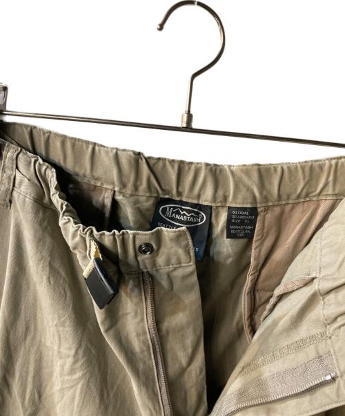 Manastash（マナスタッシュ）Manastash (マナスタッシュ) FLEX CLIMBER WIDE LEG PANTS ベージュ サイズ:XLの古着・服飾アイテム