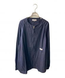 CAHLUMN（カウラム）の古着「Wool Flannel Baseball Shirt」｜ネイビー