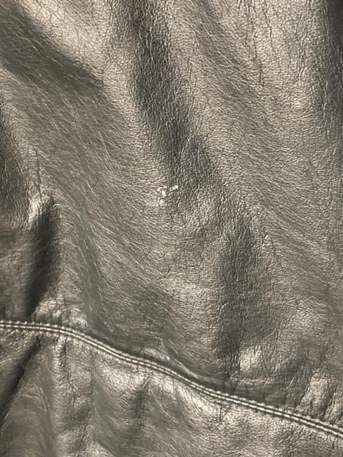 wilsons（ウィルソンズ）wilsons (ウィルソンズ) レザー中綿ジャケット ブラック サイズ:XLの古着・服飾アイテム