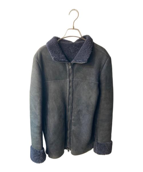 salvatore santoro（サルヴァトーレサントロ）salvatore santoro (サルヴァトーレサントロ) ムートンジャケット ネイビー サイズ:表記なしの古着・服飾アイテム